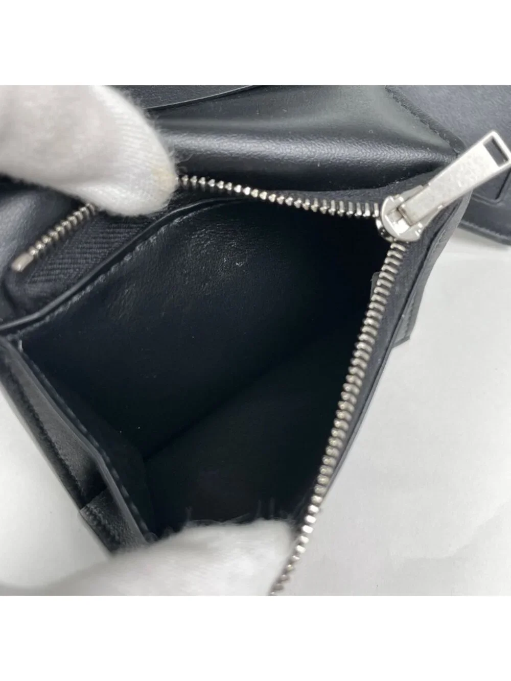 Bottega Veneta Bifold Wallet Intrecciato Leather Black